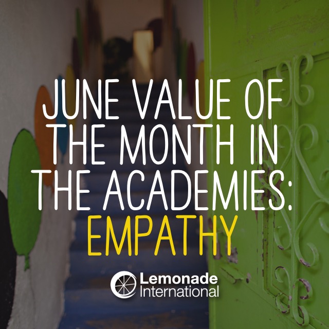 June Value of the Month "Empathy" | Lemonade International