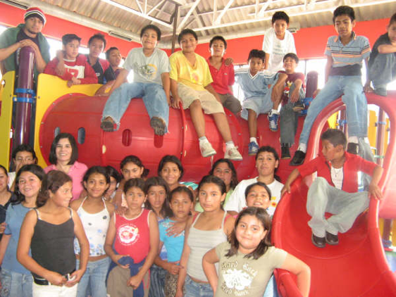 Edy with his classmates at Burger King in 2007